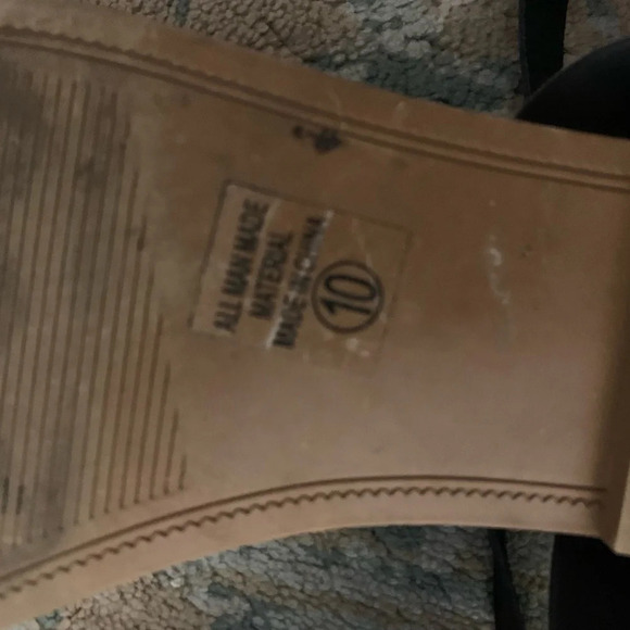 Soda sandals with buckle, black - size 10 - Picture 3 of 3